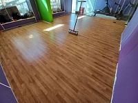 Укладка спортивного линолеума-170м2